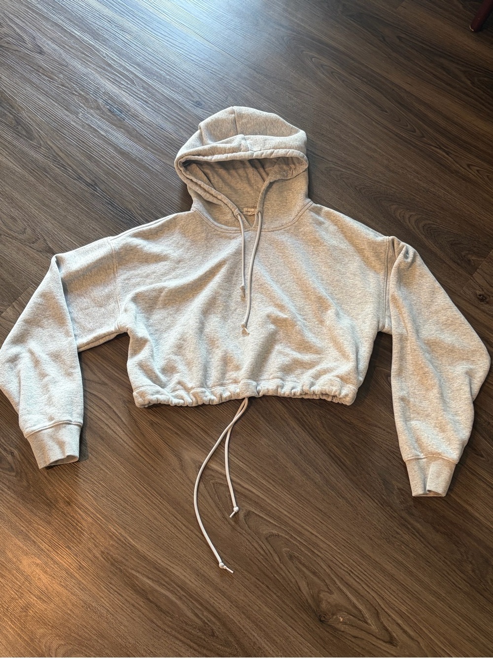 Good American Cropped Hoodie - Picture 2 of 7